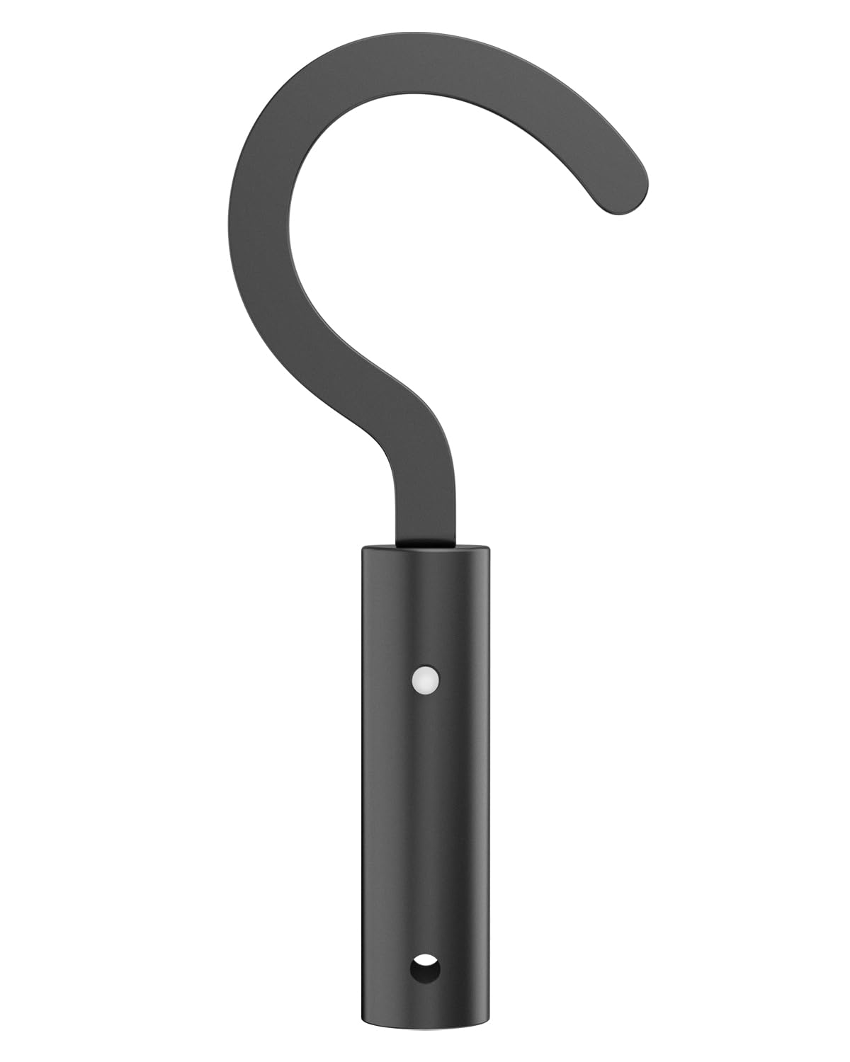 WEIGUZC stainless steel pool hook attached to a robotic pool cleaner for secure attachment.
