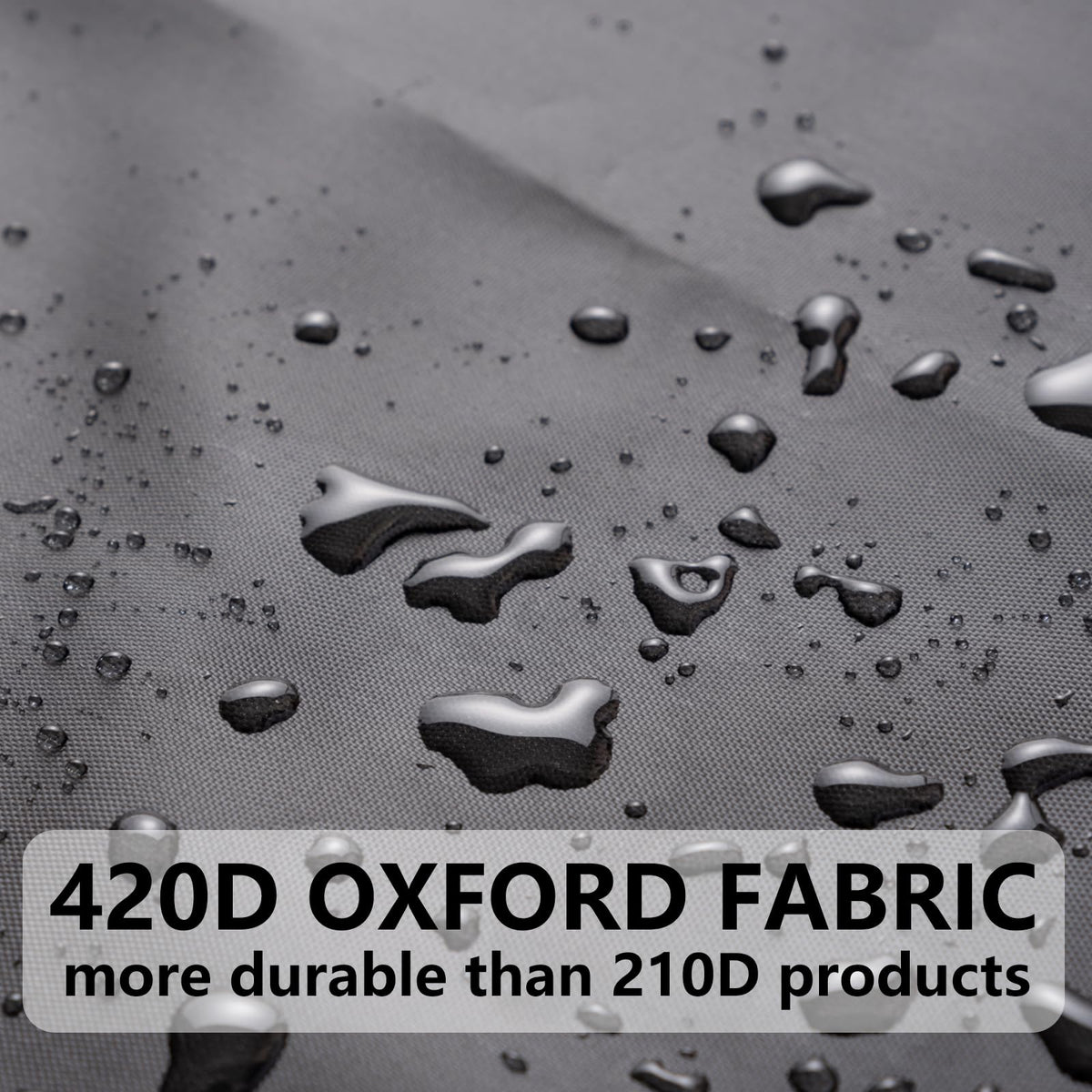 WEIMELL closeup of Oxford fabric showing durable waterproof material.