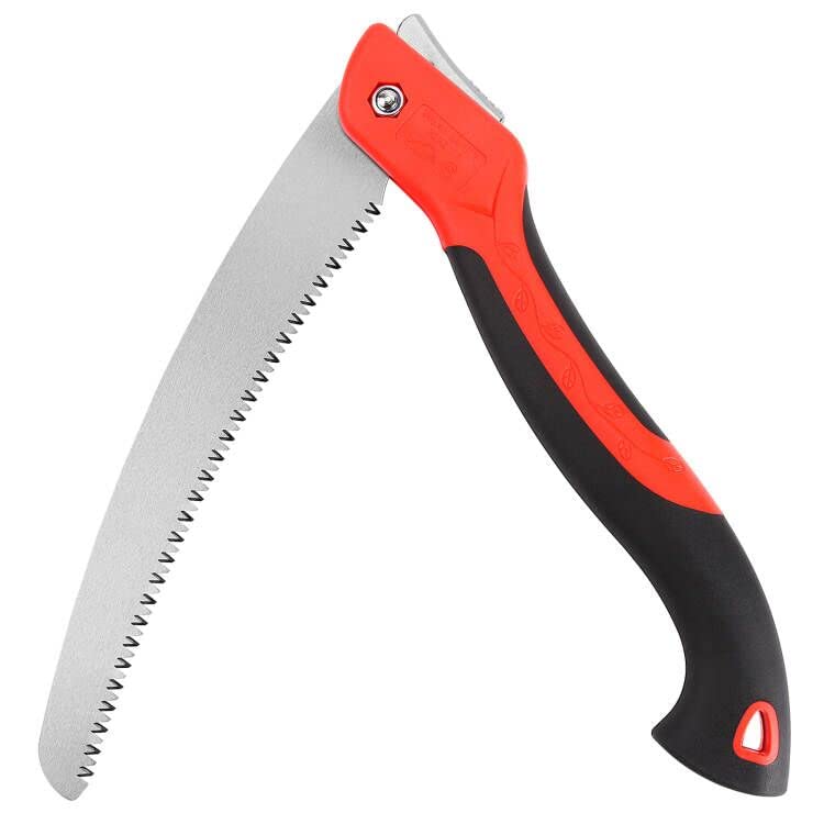 WEIMELTOY 10-inch pruning saw with a sharp blade for fast branch cuts.