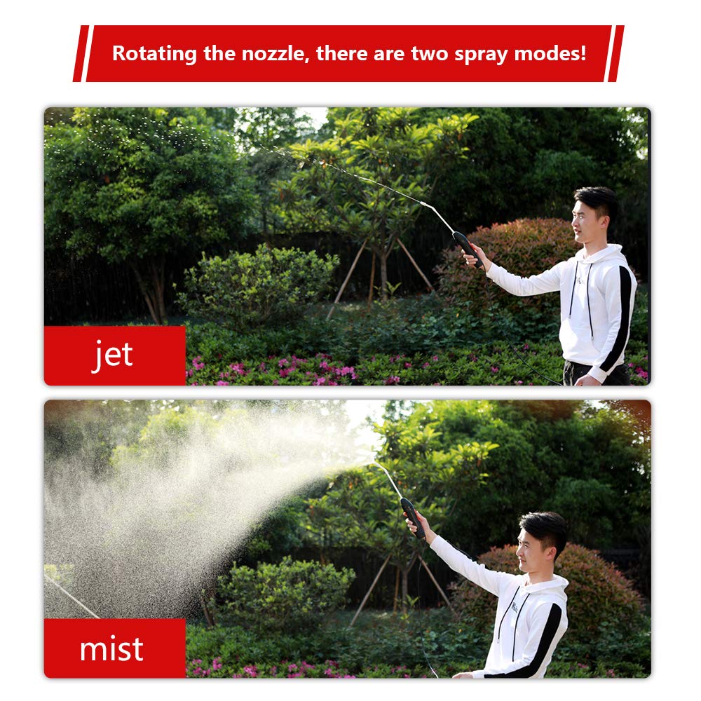 Compact and lightweight Weirran design ideal for indoor and outdoor misting.