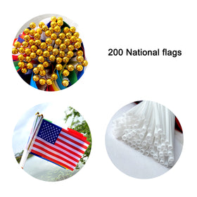 WEITBF weather-resistant flags withstand rain and sun for outdoor decorations.