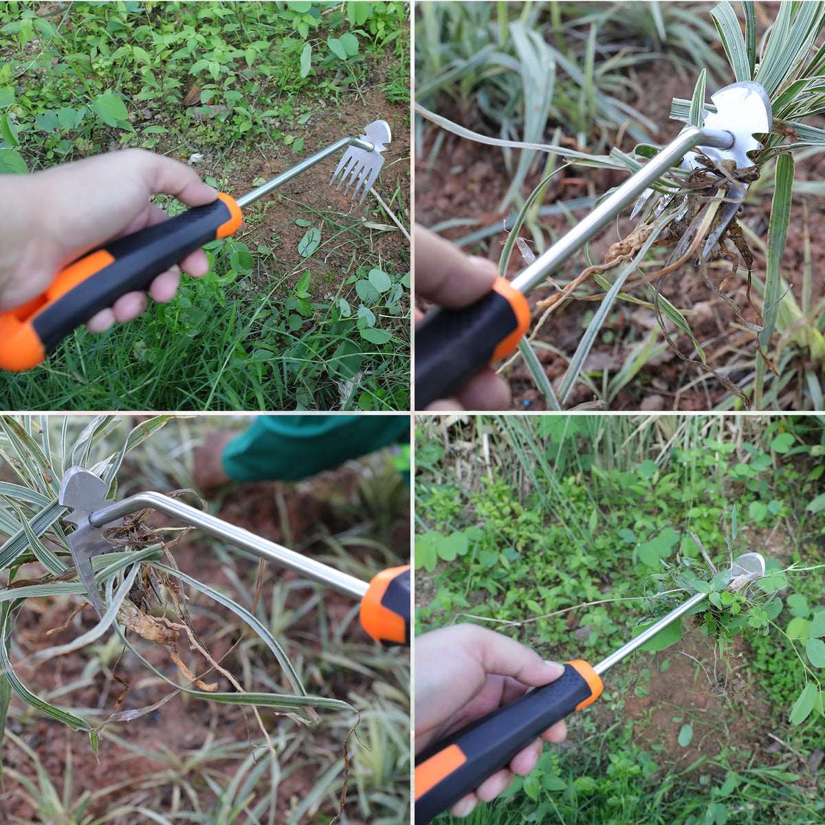 Weivone weeding tool features ergonomic grip for comfortable gardening.