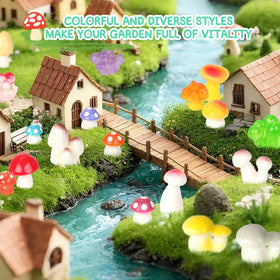 WEIZEW fairy garden mushrooms for whimsical landscapes