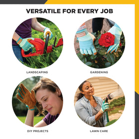 Wells Lamont HydraHyde gloves feature adjustable wrist to keep out dirt.