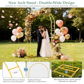WellSign balloon arch kit includes all accessories for instant portable party decoration.