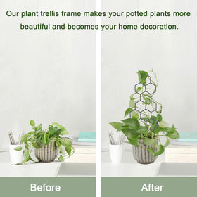 WellSign trellis set includes 100 ties for quick installation.