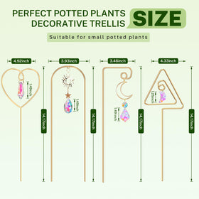 WellSign window decor trellis pairs with potted plants for bright focal points.