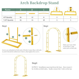 WellSign all-in-one storage bag keeps your arch kit organized for future use.