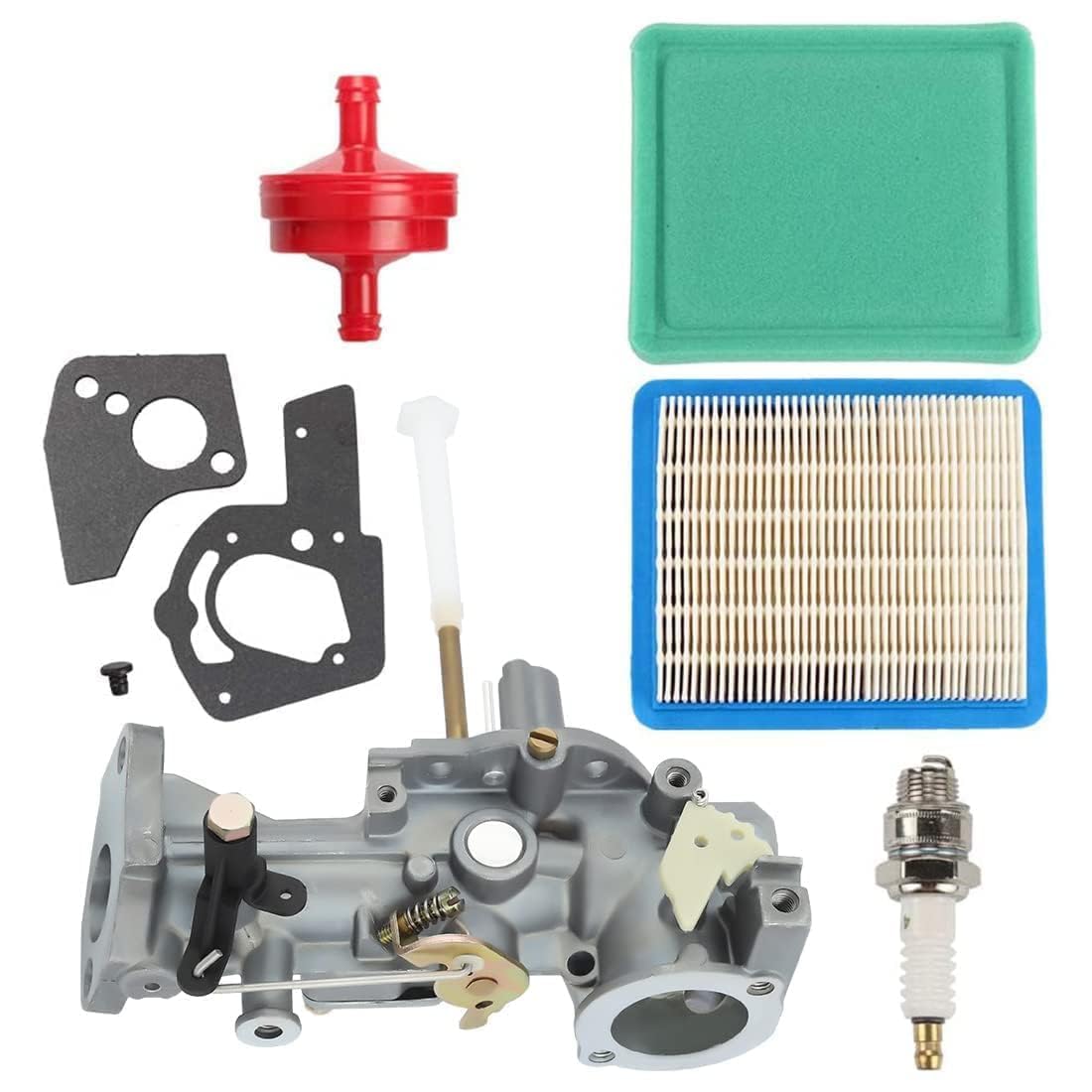 Wellsking 498298 carburetor front view for Briggs Stratton engines supports smooth fuel delivery