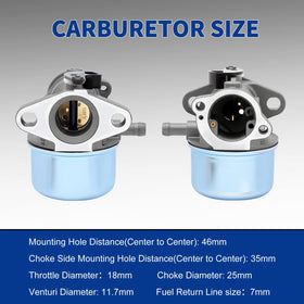 Wellsking 799868 carburetor packaging showing all components
