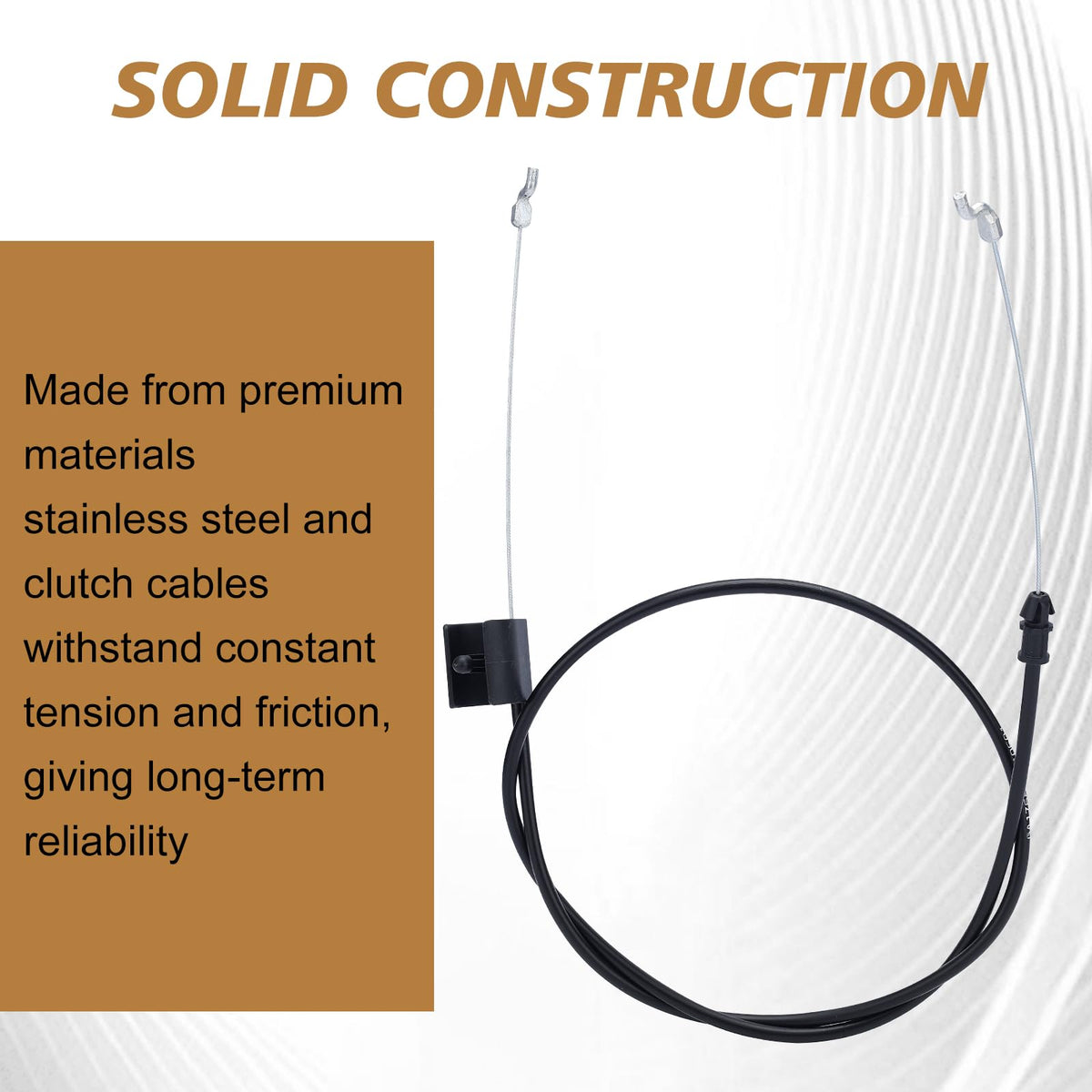 Wellsking 946-0957 cable with Z-bend ends for quick, secure attachment.