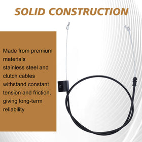 Wellsking 946-0957 cable with Z-bend ends for quick, secure attachment.