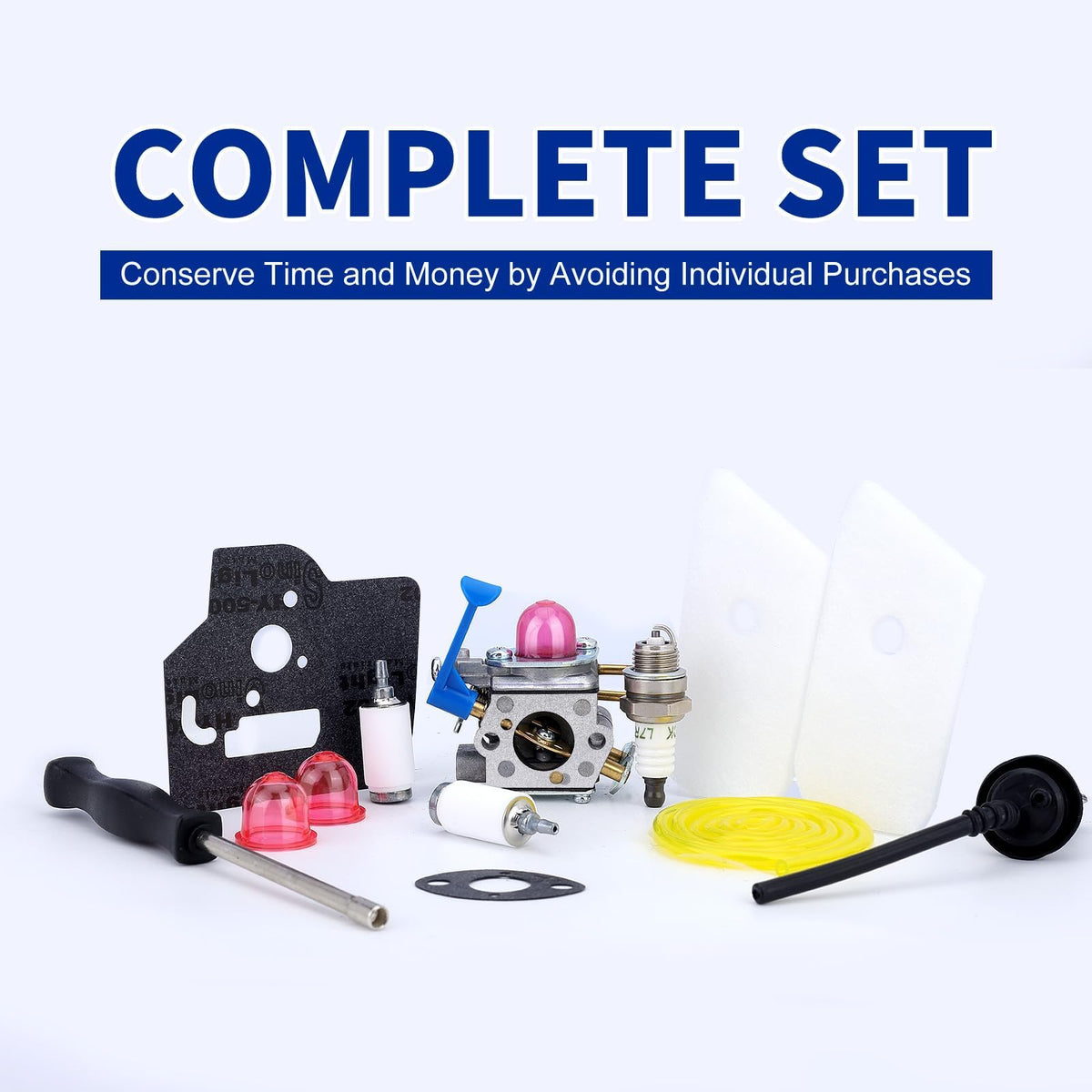 Wellsking carburetor gasket and packaging included for quick install