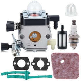 Wellsking FS55RC carburetor front view for reliable replacement in compatible Stihl trimmers