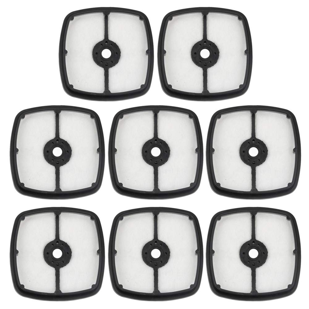 Wellsking SRM-225 air filter pack back view; fits Echo trimmers for smoother operation.