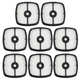 Wellsking SRM-225 air filter pack back view; fits Echo trimmers for smoother operation.
