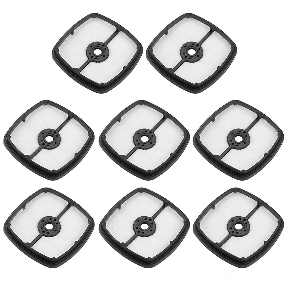 Wellsking SRM-225 air filter pack compatibility chart; broad Echo model coverage at a glance.