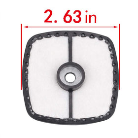 Wellsking SRM-225 air filter pack close-up; precise 2-5/8 inch square size.
