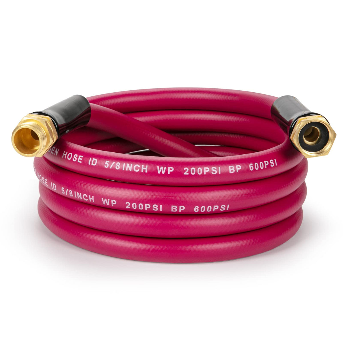 WELLUCK garden hose anti-kink coil stays straight under pressure for smooth watering