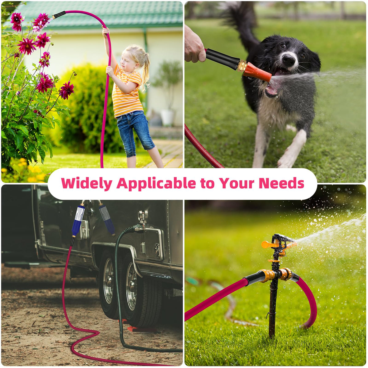 WELLUCK hose withstands -45 to 150 degrees Fahrenheit for varied weather