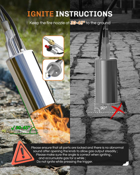 Welluck torch used for snow removal and winter maintenance