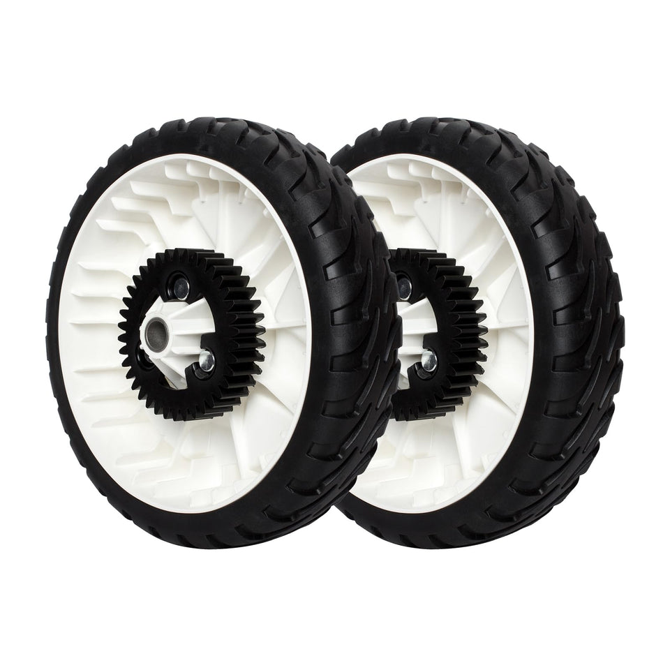 WELOVEHOME rear wheel 8-inch with plastic gear for Toro Recycler compatibility