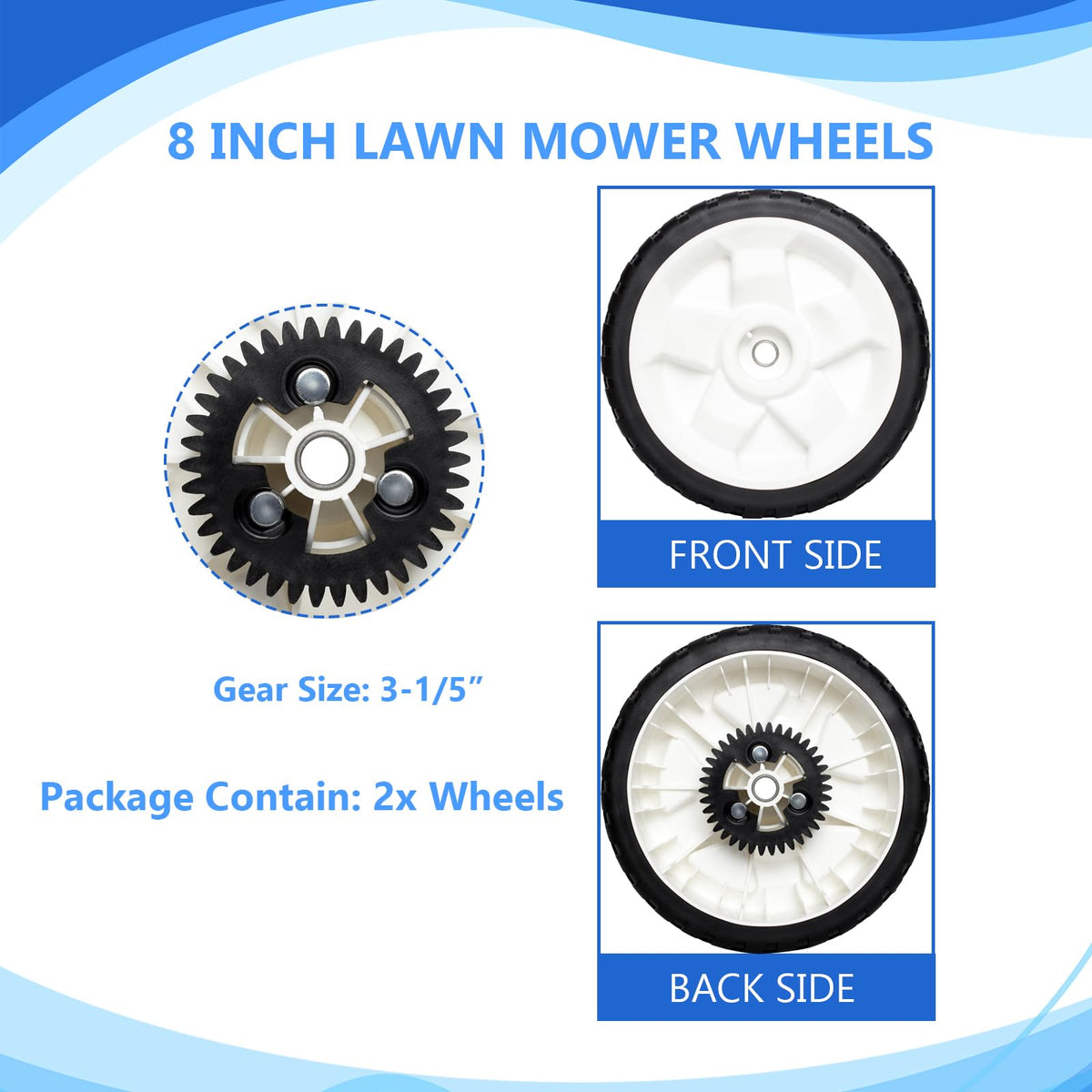 WELOVEHOME plastic drive gear with 38 teeth supports durable mower drive