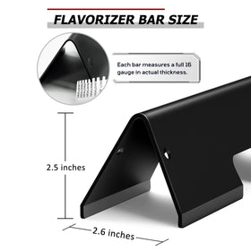 WEMEIKIT flavorizer bar 15.3-inch for Weber GS4 200 series upgrade