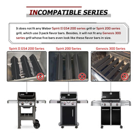 WEMEIKIT flavorizer bars installation-ready for Weber Spirit grills