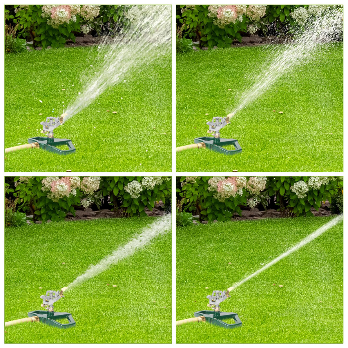 Wide yard coverage up to 85 feet diameter with WEMADE sprinkler.