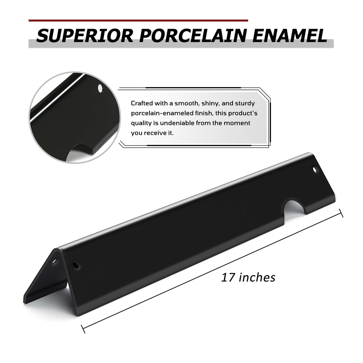 WEMEIKIT 17-inch flavorizer bar for Weber GS4 E435: even heat and reliable searing