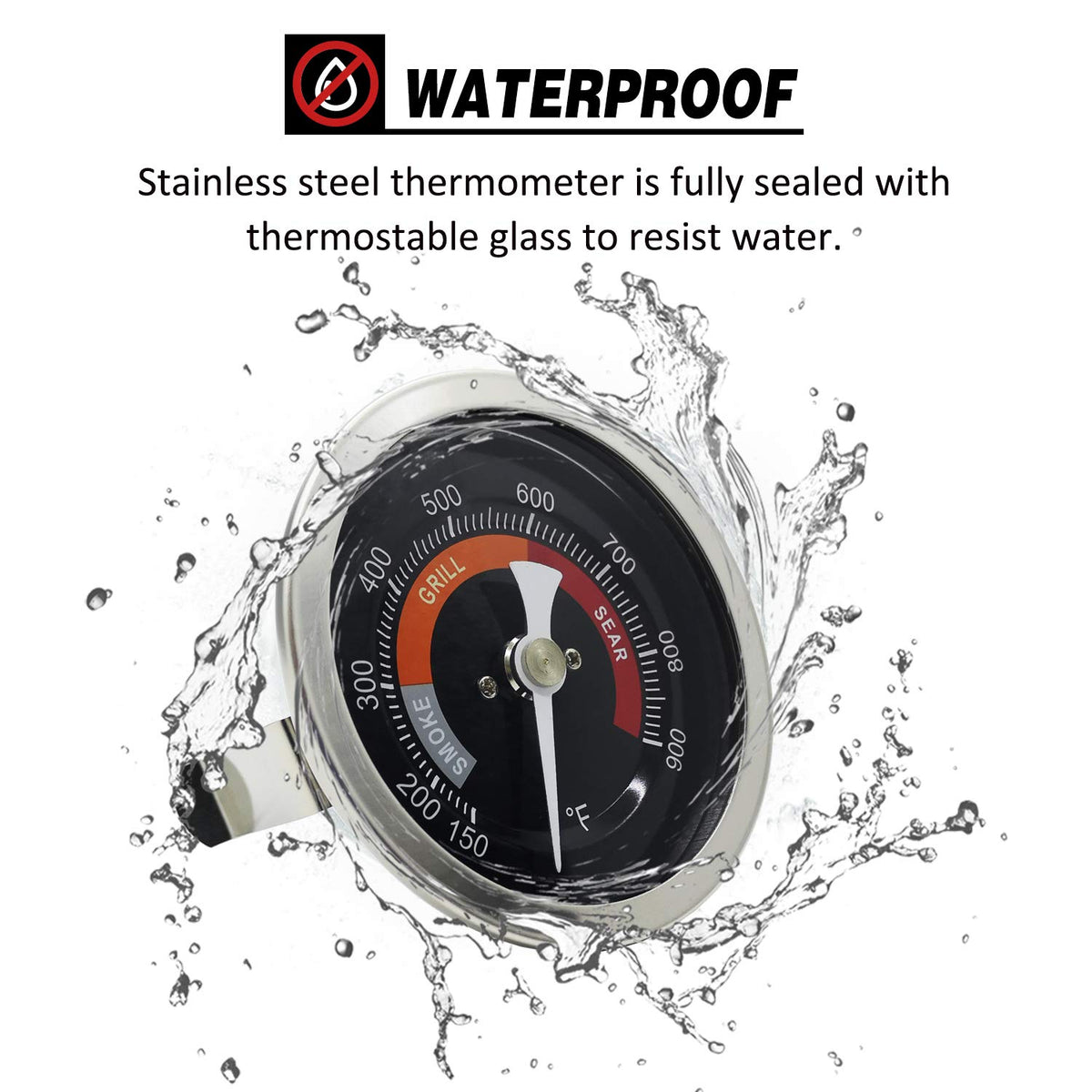 WEMEIKIT SUS304 stainless dome resists heat and weather for durability