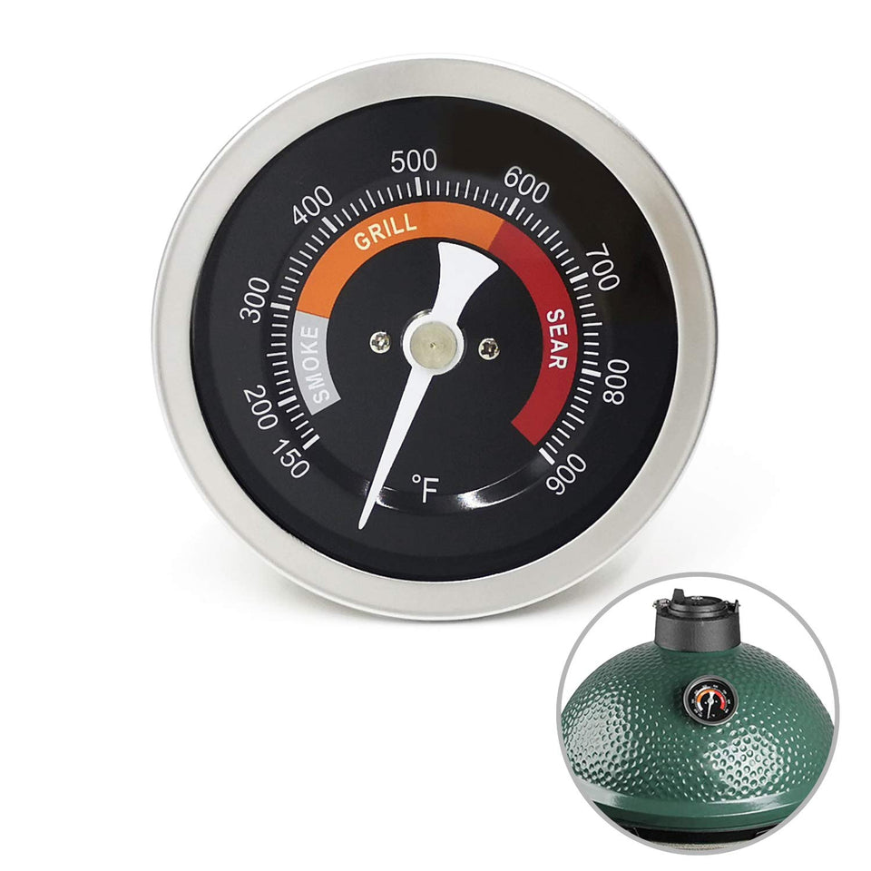 WEMEIKIT thermometer with 3.3 inch dial for quick readings on the Big Green Egg