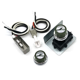 WEMEIKIT universal igniter kit installed on Weber Genesis side-control for quick, reliable ignition