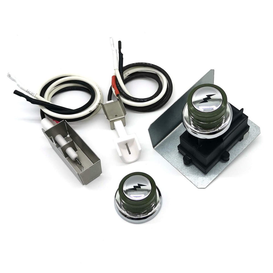 WEMEIKIT universal igniter kit installed on Weber Genesis side-control for quick, reliable ignition