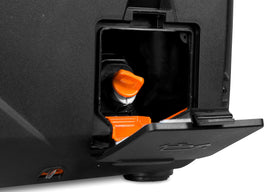 WEN 2350W inverter generator portability carry handle for easy transport to camps or job sites.