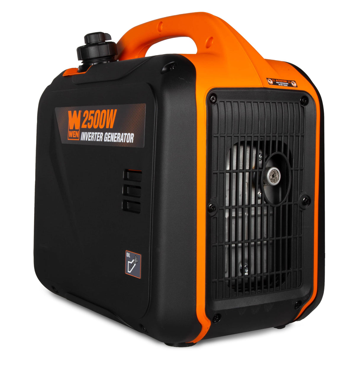Eco-mode activated on the WEN generator to save fuel and extend run time.