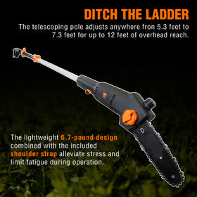 WEN 4019 lightweight 6.7-pound design reduces user fatigue