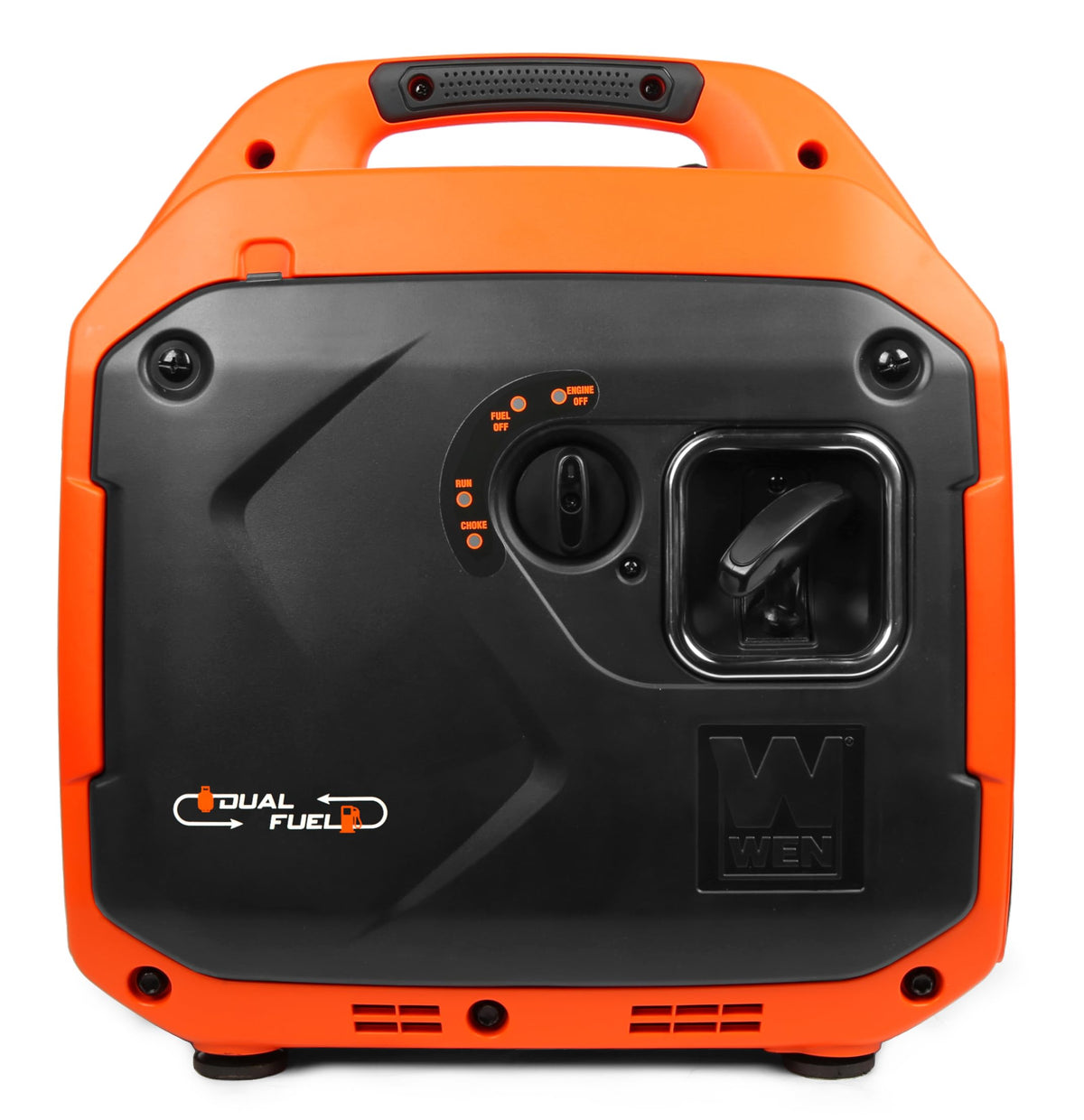 DF360iX portable inverter panel illustrating multiple outlets for devices and tools