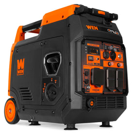 WEN DF480iX compact inverter generator front view for on-the-go power.