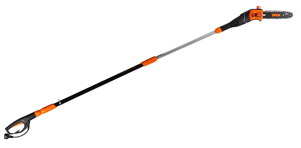WEN Electric Pole Saw CP0810 with extended reach for overhead pruning