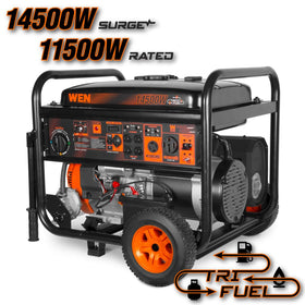 WEN TF1450 control panel with multiple outlets for versatile power.