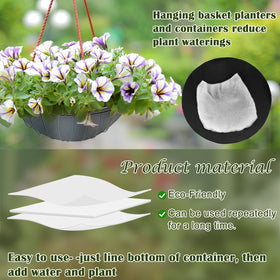 Wenfan 10x10 inch liner fits 10-inch or larger baskets.