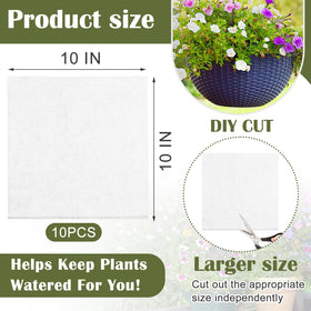 Wenfan absorbent coconut liner mat absorbs water to reduce watering.