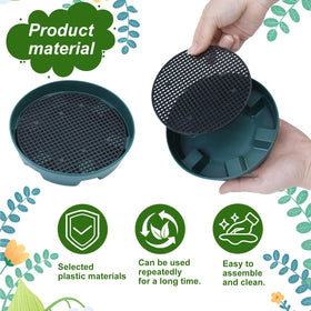 Wenfan durable plastic tray resists cracking and fading for long-lasting use.