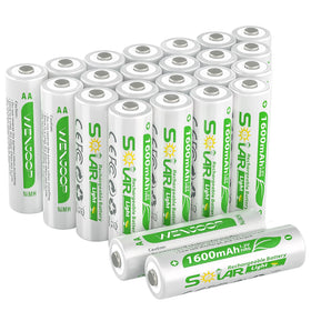 WENJOOP AA battery for outdoor lights in packaging, ready for installation