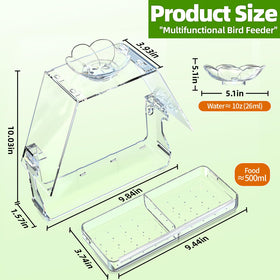 WENMIXER Adhesive hooks and suction cups provide non-marking mounting on windows.