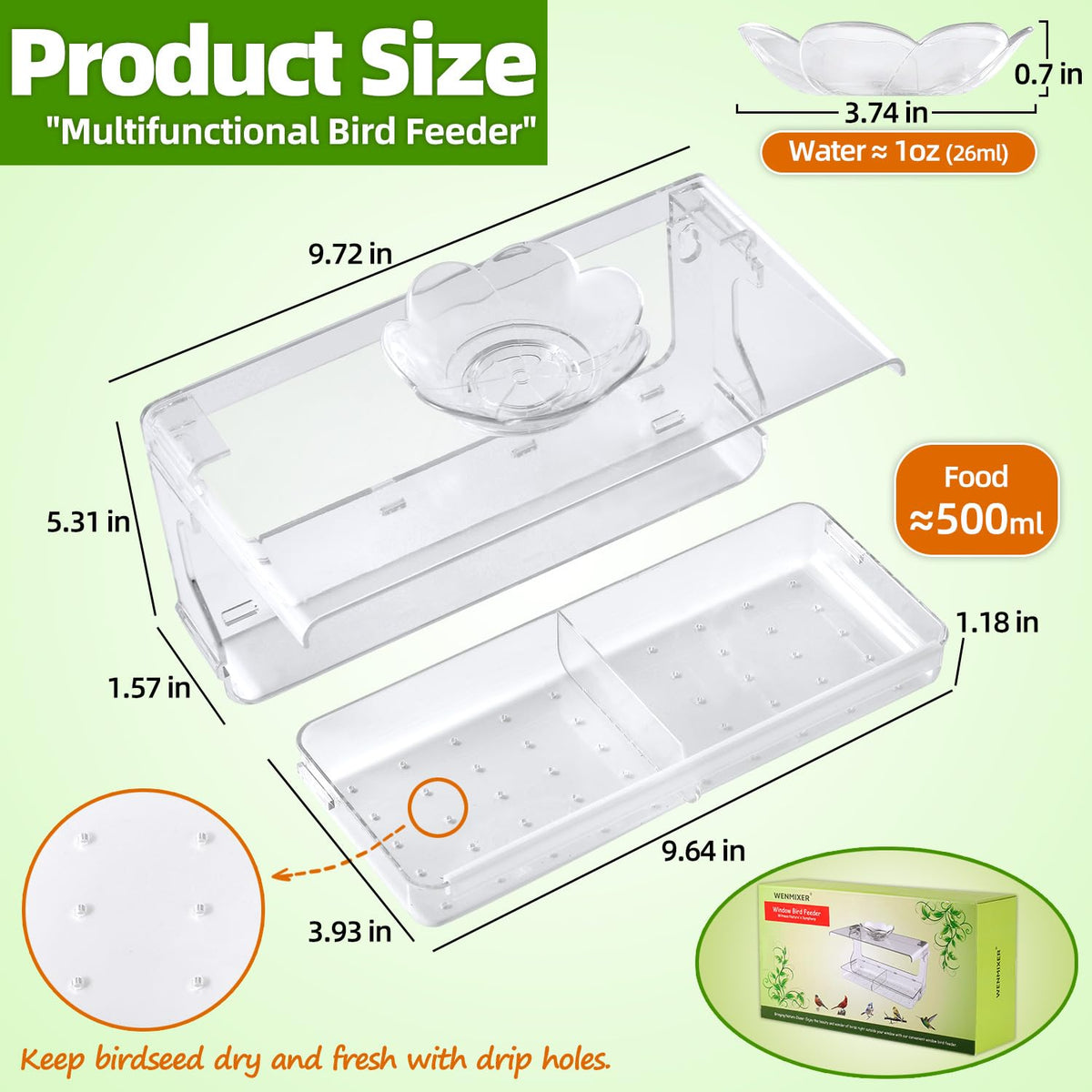 WENMIXER gift box packaging offers a ready outdoor wildlife gift.