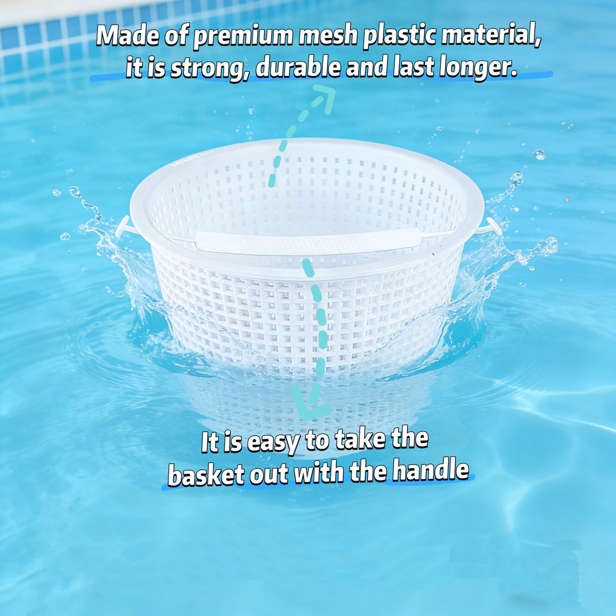 WENPENG replacement skimmer basket for inground pools