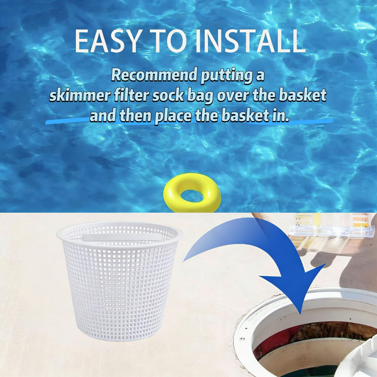 WENPENG Bermuda-compatible basket for Pentair skimmers